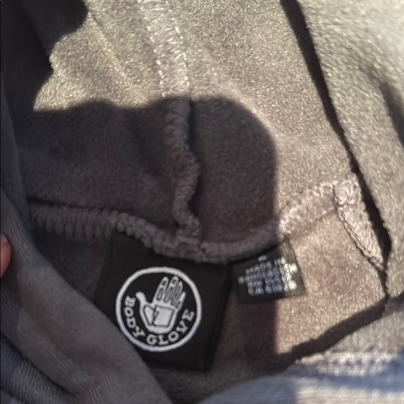 Body Glove Gray and Yellow Color-Blocked Hoodie - Picture 2 of 10